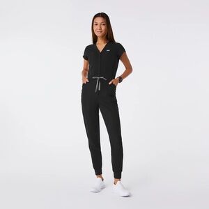Figs Jane V-Neck Jogger Scrub Jumpsuit